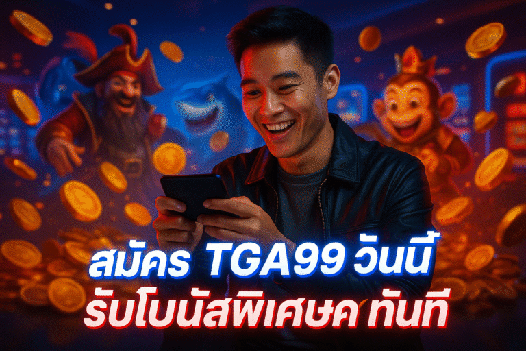 สมัคร TGA99 วันนี้ รับโบนัสพิเศษทันที