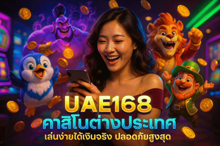 UAE168 คาสิโนต่างประเทศ เล่นง่ายได้เงินจริง ปลอดภัยสูงสุด